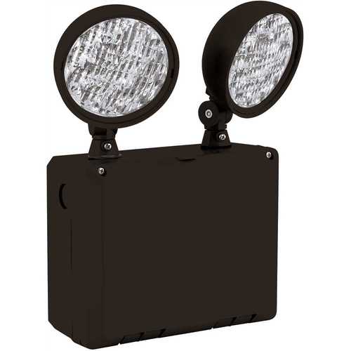 National Brand Alternative CU2WB Compass CU2W 3.75-Watt Integrated LED Black Wet Location Emergency Light