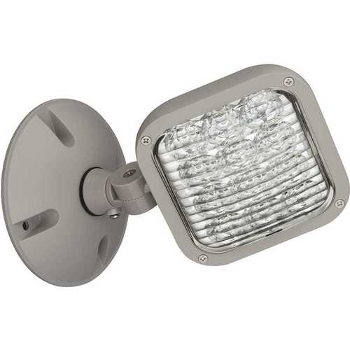 Compass 62-Watt White Integrated LED Single Remote Head for Emergency Lights