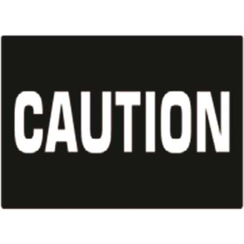 Obsidian LED Message Sign Acrylic Panel Caution