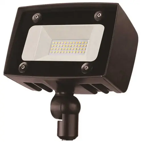 Architectural 150-Watt Equivalent Integrated Outdoor LED Flood Light, 2000 Lumens, Security Light