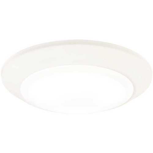Westinghouse 6364500 75-Watt 7 in. White 5000K Indoor/Outdoor Integrated ENERGY STAR Dimmable LED Flush Mount