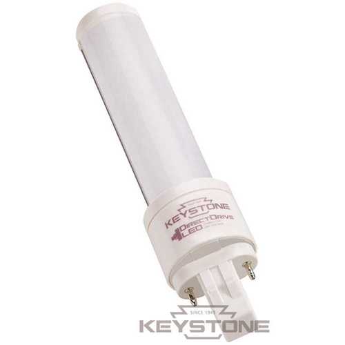 13-Watt Equivalent T4 2-Pin Horizontal CFL Replacement Light Bulb Cool White (1-Bulb)