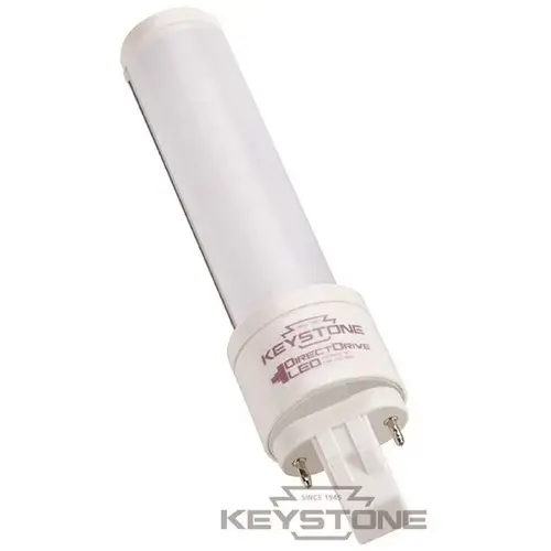 13-Watt Equivalent T4 2-Pin Horizontal CFL Replacement Light Bulb Warm White (1-Bulb)