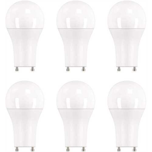 ECOSMART FG-04010 100-Watt Equivalent A19 Dimmable GU24 Base Cool White LED Light Bulb - pack of 6