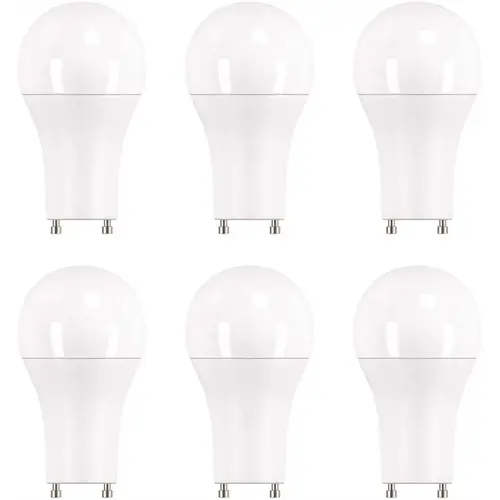 ECOSMART FG-04009 100-Watt Equivalent A19 Dimmable GU24 Base Soft White LED Light Bulb - pack of 6