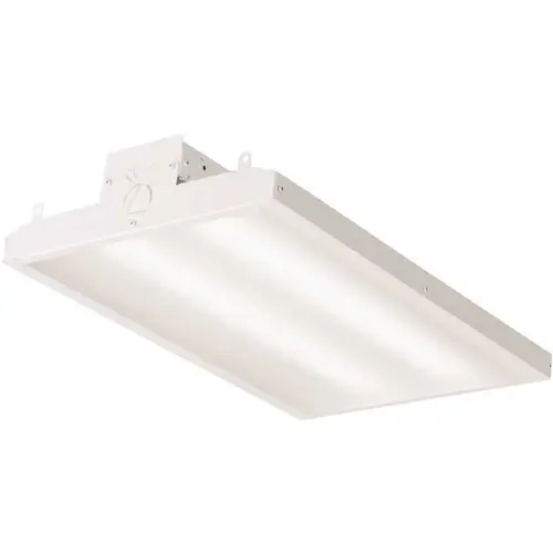 Lithonia Lighting IBE 12LM MVOLT 50K Contractor Select I-Beam 2 ft. 175-Watt Equivalent Integrated LED Dimmable White High Bay Light Fixture, 5000K Color/Finish Family