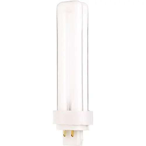 75-Watt Equivalent T4 G24q-2 Base Dual Tube CFL Light Bulb in Warm White