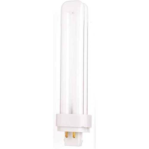 120-Watt Equivalent T4 G24q-3 Base Dual Tube CFL Light Bulb in Warm White