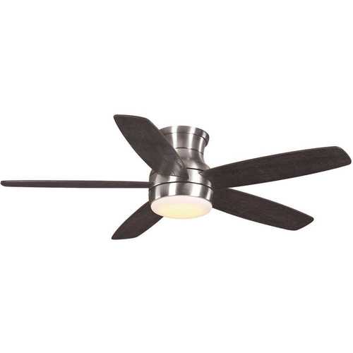 Ashby Park 52 in. Integrated Color Changing LED Brushed Nickel Ceiling Fan with Light Kit and Remote Control