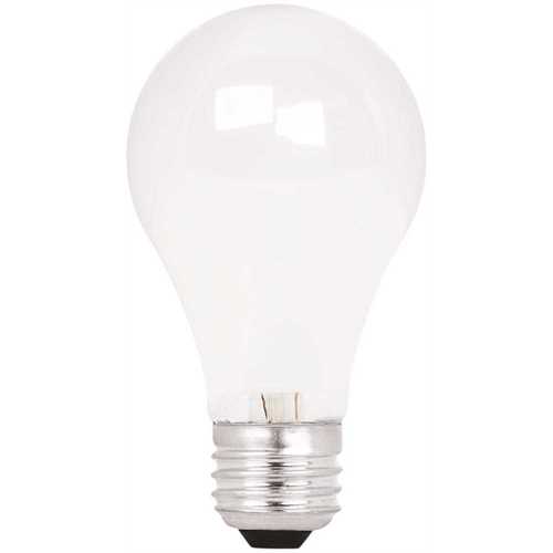 72-Watt A19 Dimmable Energy Saver Halogen Light Bulb Warm White (3000K) - pack of 24