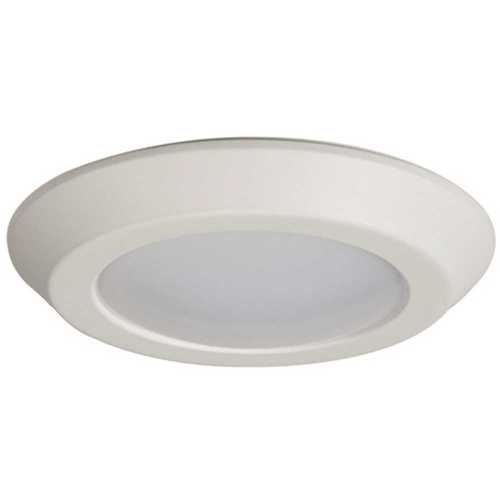 Halo BLD606930WHR-CA BLD 6 in. 3000K Soft Integrated LED White Recessed Ceiling Mount Light Trim, Title 20 Compliant