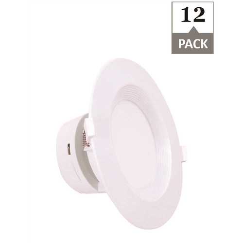 Simply Conserve L9DL630D 6 in. Canless 3000K New Construction or Remodel IC Rated Integrated LED Recessed Kit - pack of 12