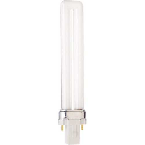 Satco S8306 40-Watt Equivalent T4 G23 Base CFL Light Bulb, Warm White