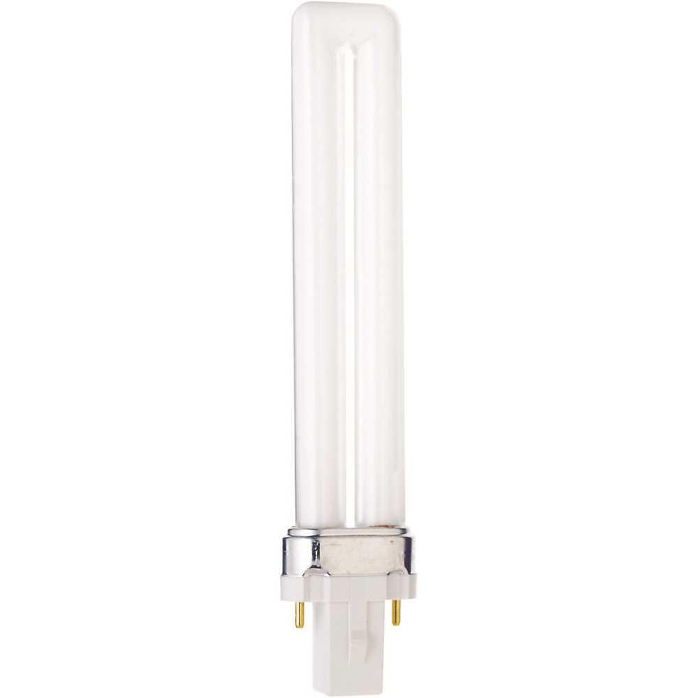 Satco S8306 40-Watt Equivalent T4 G23 Base CFL Light Bulb, Warm White