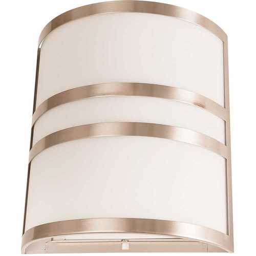 10 in. Brushed Nickel Sconce Color/Finish Family