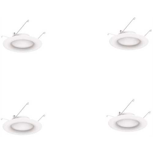 ECOSMART NB01aA10FR1-279 5 in. and 6 in. 2700K Color Temperature Integrated LED Recessed Retrofit Trim