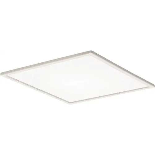 EPANL 2 ft. x 2 ft. 3285 Lumens White Edge Lit Integrated LED Flat Panel Light, 3500K Color/Finish Family