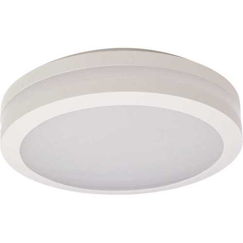 LiteCo FL371-LE2600C-WW White Outdoor LED Bug Proof Ceiling or Wall Lantern