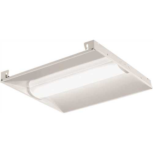 Lithonia Lighting BLC 2X2 3300LM 35K ADSM Contractor Select BLC 2 ft. x 2 ft. 34 -Watt Equivalent Integrated LED White 3300 Lumens Curved Center Basket Troffer Color/Finish Family