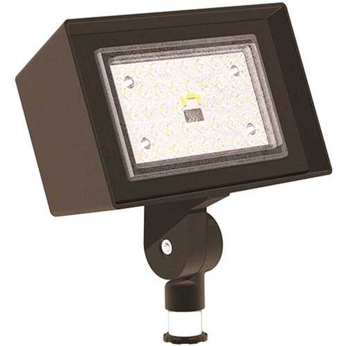 National Brand Alternative RFL2-25-5K Ratio 70-Watt Equivalent Dark Bronze Outdoor Integrated LED Flood Light, 5000K