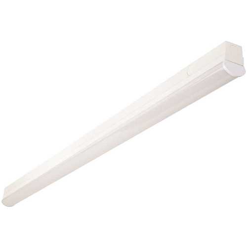 4 ft. 64-Watt Equivalent Integrated LED White Strip Light Fixture 4000K Bright White 3600 Lumens Direct Wire 120V - 277V