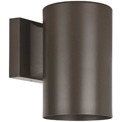 Bronze LED Outdoor Cylinder Light Wall Sconce
