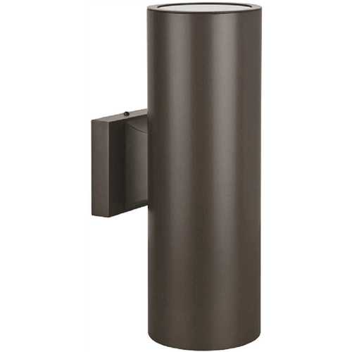 Bronze LED Outdoor Wall Cylinder Light