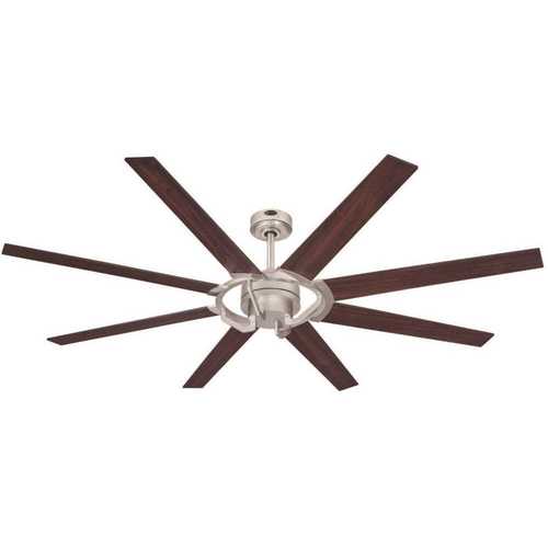 Damen 68 in. Nickel Luster DC Motor Ceiling Fan with Remote Control