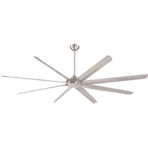 Widespan 100 in. Brushed Nickel DC Motor Ceiling Fan with Remote Control