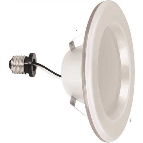 4 in. Selectable CCT Integrated LED Retrofit White Recessed Trim with Nightlight Mode - pack of 4