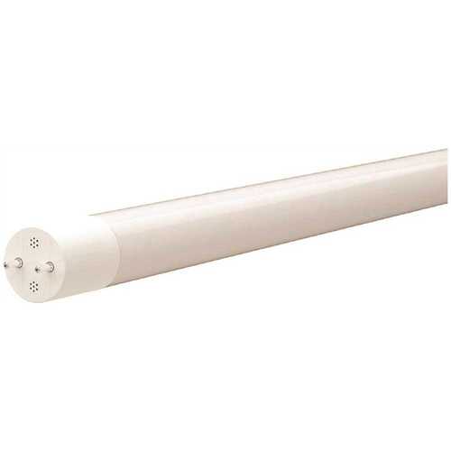 12.5-Watt 4 ft. Linear T8 LED Tube Light Bulb Non-Dimmable Bypass Type B, Cool White 4000K - pack of 25