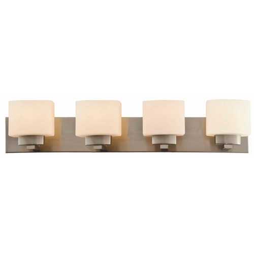 Design House 578013 Dove Creek 4-Light Satin Nickel Bath Light