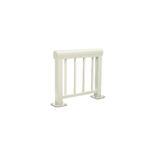 Oyster White 300 Series Aluminum Picket Railing System Small Showroom Display- No Base