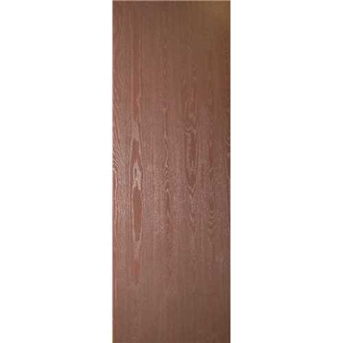 Masonite 0101546240802VV1140010 24 in. x 80 in. Walnut Textured Flush Dark Wood Hollow Core Wood Interior Door Slab