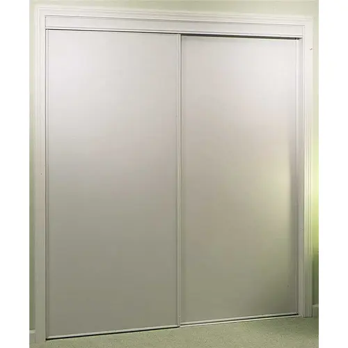 TRUporte 100 72 in. x 78 in. Vinyl Sliding Door White