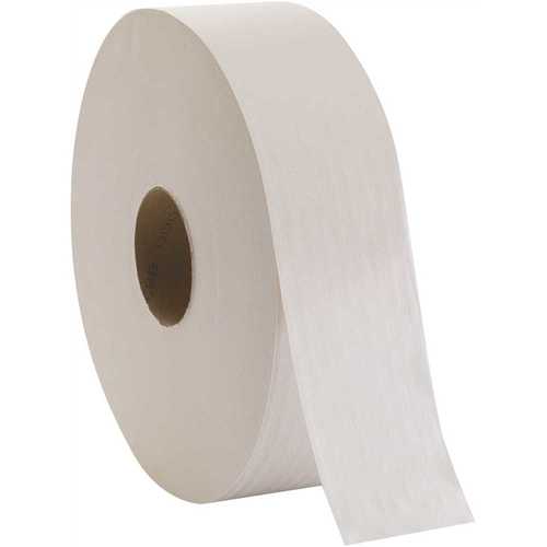 GEORGIA-PACIFIC 13102 2-Ply Jumbo Sr. Bathroom Tissue, Toilet Paper, White - pack of 6