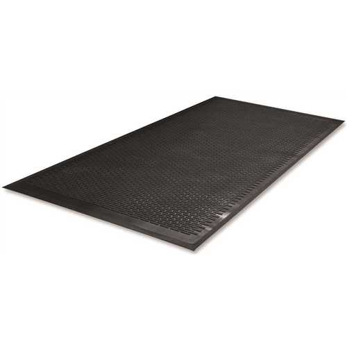 33.5 in. Width x 56 in. Length Nylon/Rubber Clean Step Scraper Floor Mat