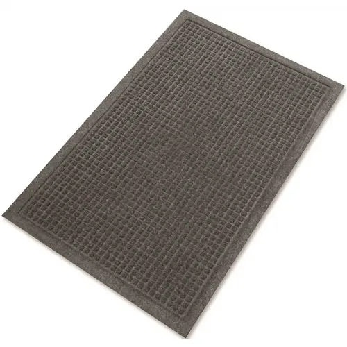 Genuine Joe GJO58936 36 in. x 60 in. Charcoal Gray Eternity Mat