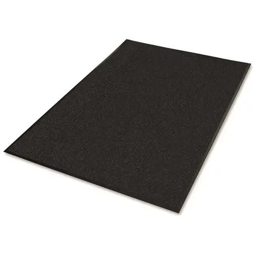 Genuine Joe GJO59354 36 in. x 72 in. Rubber Platinum Series Indoor Wiper Mats Black