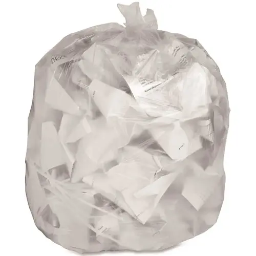 Genuine Joe GJO01011 16 Gal. Clear Trash Can Liners