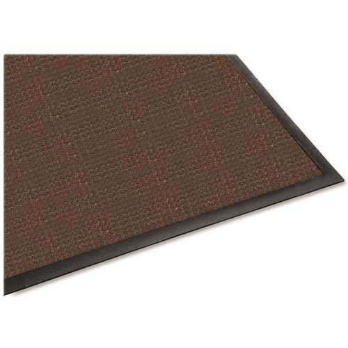 Genuine Joe GJO58842 48 in. Width x 72 in. Length Vinyl/Polypropylene Water Guard Wiper Scraper Floor Mat