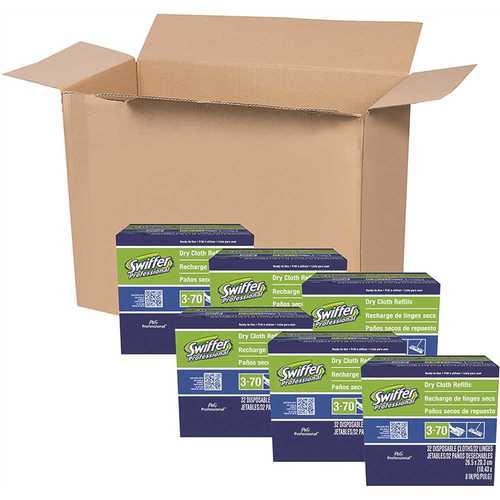 SWIFFER 003700033407 Professional Dry Sweeping Cloth Refills - pack of 32