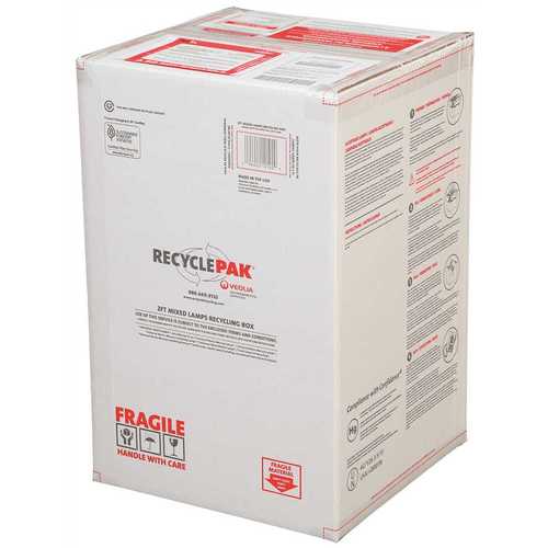 Veolia Environmental Services North America Corp SUPPLY-126 2 ft. Mixed Lamp Recycling Box