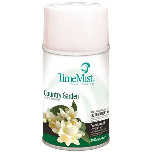 TimeMist TMS1042786 6.6 oz. Country Garden Automatic Air Freshener Spray Refill Colorless