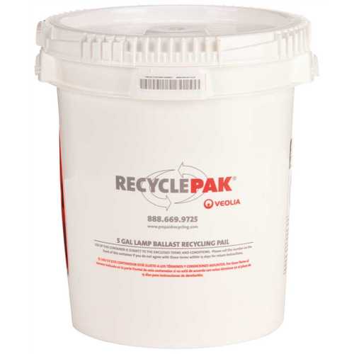 Veolia Environmental Services North America Corp SUPPLY-040CH 5 GAL LAMP BALLAST RECYCLING PAIL