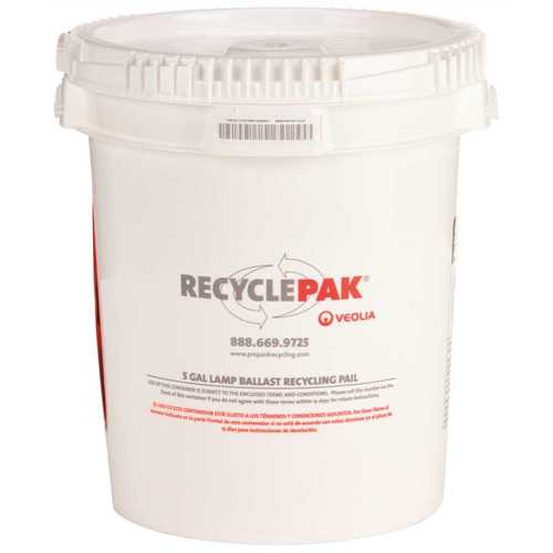 5 GAL LAMP BALLAST RECYCLING PAIL