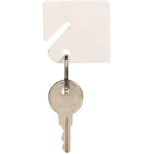 Slotted Rack Key Tags Plain - pack of 20