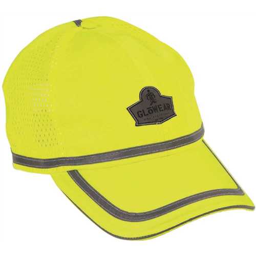 Ergodyne 8930 GloWear Class Headwear Hi-Vis Baseball Cap Lime