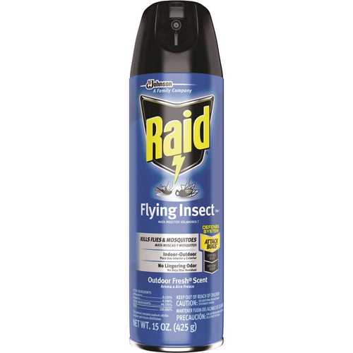 RAID 300816 Flying Insect Killer 15oz Aerosol