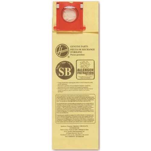 HOOVER COMPANY AH10170 Allergen "SB" Bags for Insight Upright Modles - pack of 10
